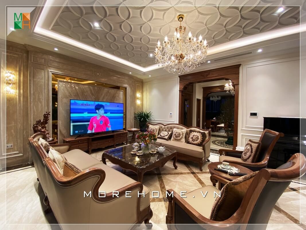 thi công nội thất tân cổ điển